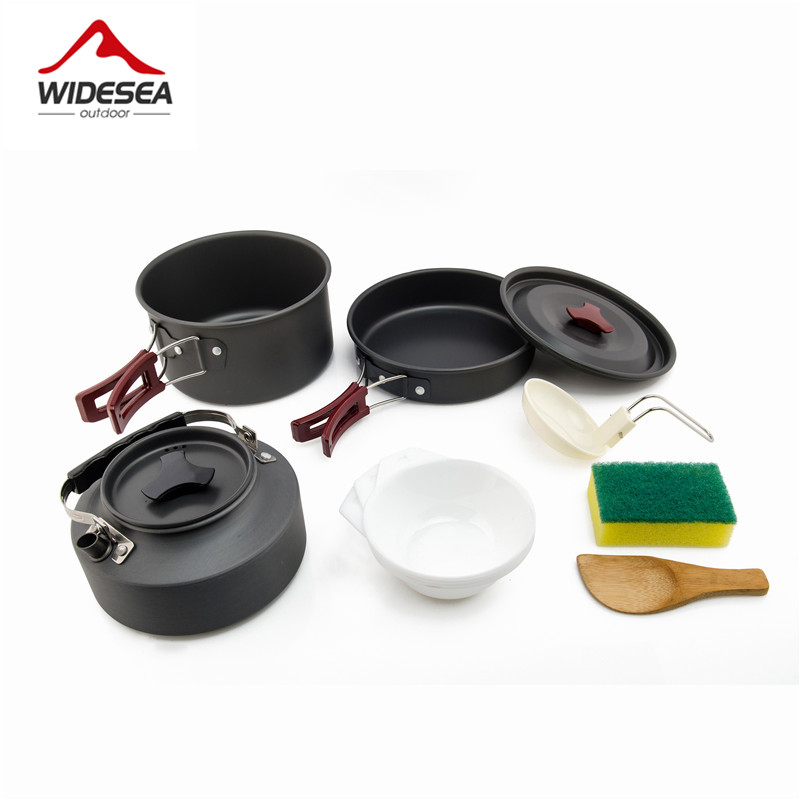 Camping Cooking Set Jetboil - Набор посуды Widesea для кемпинга, семейный
